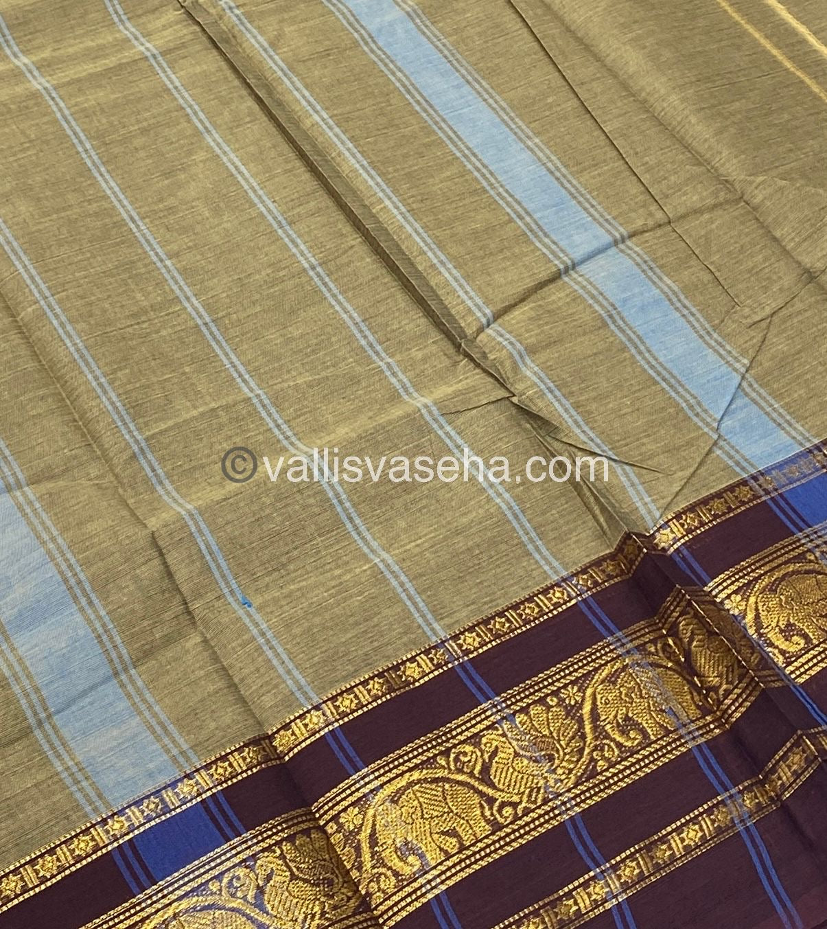Kanchi Cotton Saree - VVKCS007
