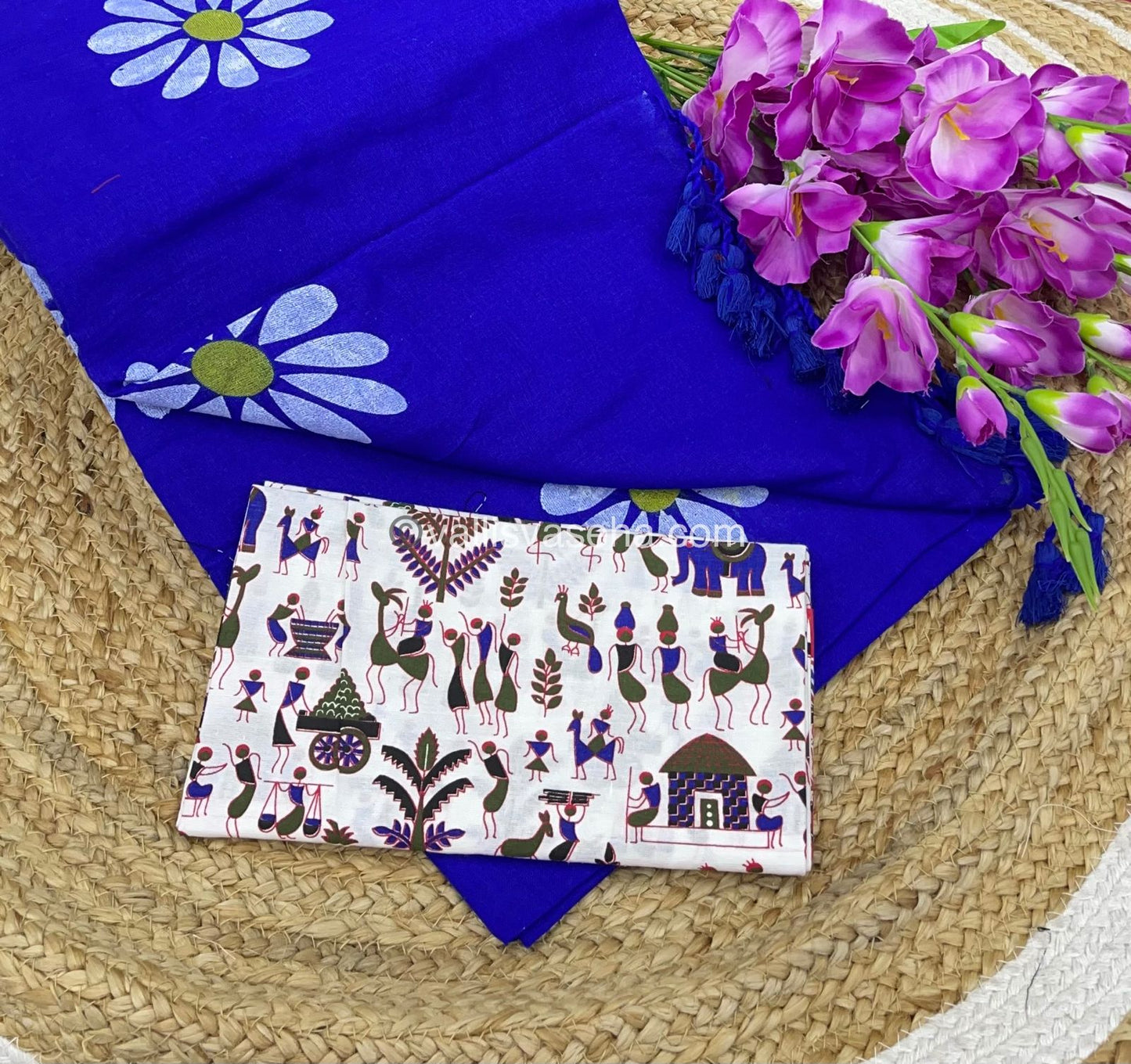 Budget Friendly Sarees |Khadi Cotton Sarees - VVKCS009