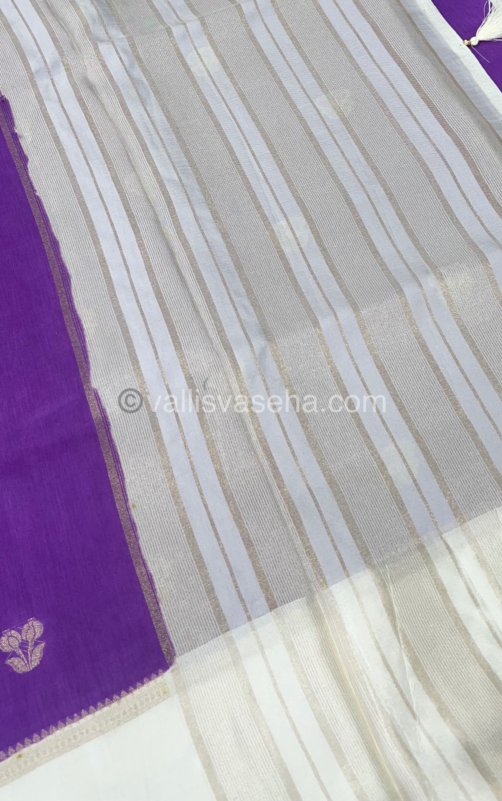 Russian Viscose - Premium Viscose Saree - Retta Petta Border- VVRVS002
