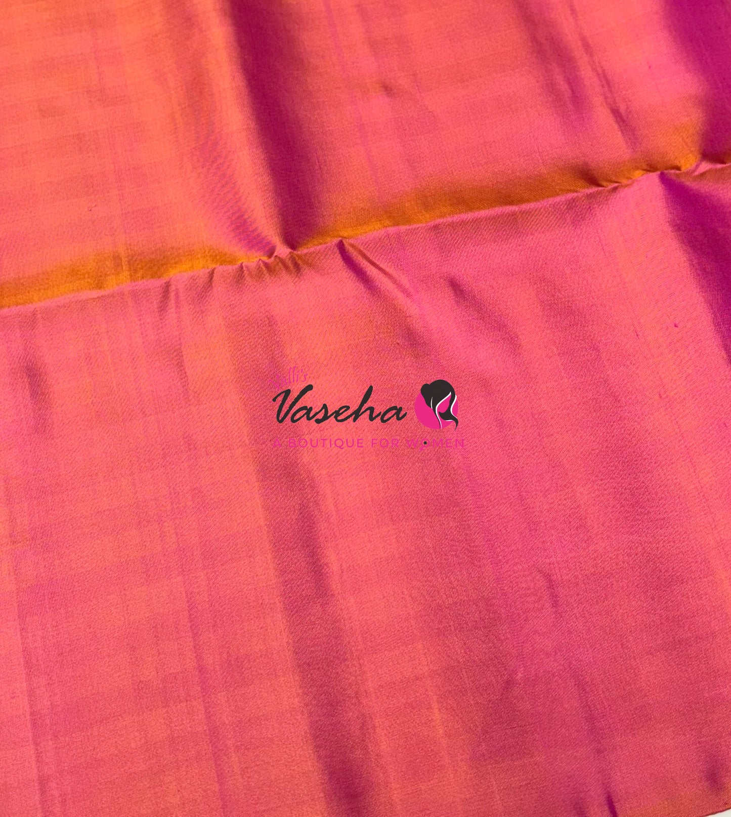 Pure Soft Silk Saree - Border Less - Peachish Pink Shade - VVPSS081