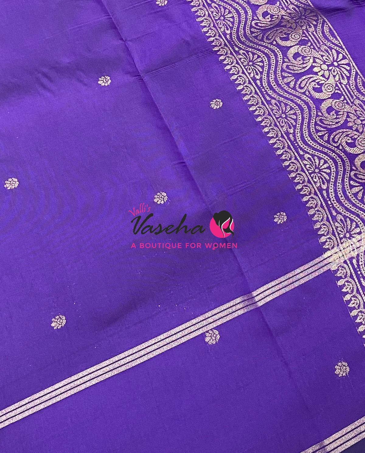 Semi Soft Silk - Purple Shade - VVSSS043