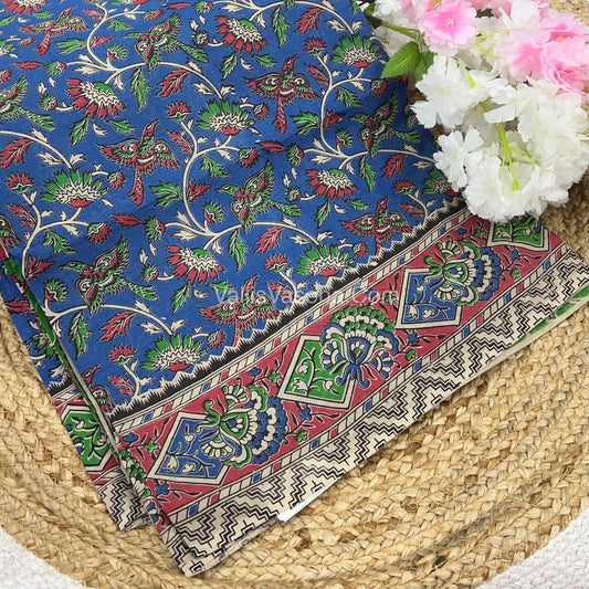 Pure Kalamkari Cotton Saree - VVPKC002