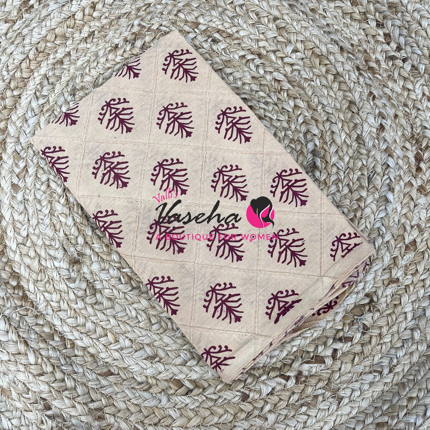 Blouse Bit - Pure Cotton - print Diamond 1 mtr - VVBB001