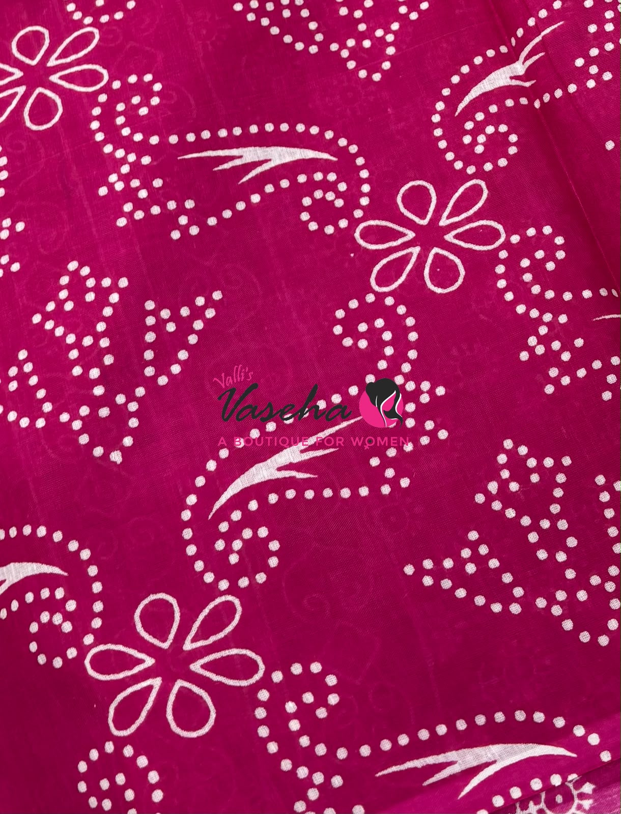 Pure Soft Mul Mul Cotton Sarees - Hand Block Prints - VVMMC011