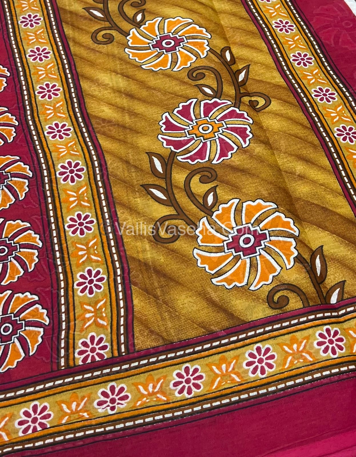 Pure Cotton Voile Saree | VVPVS001