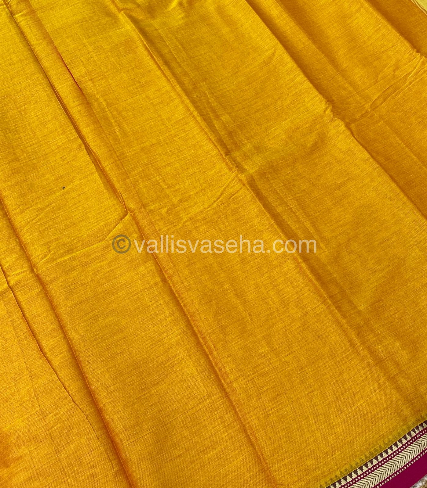 Narayanapet Mercerised Cotton Saree - VVNMC001