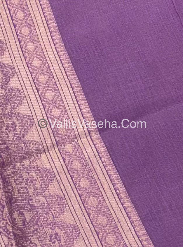 Fancy Saree - Mixed Variety - Light Lavendar Shade - VVFBS001
