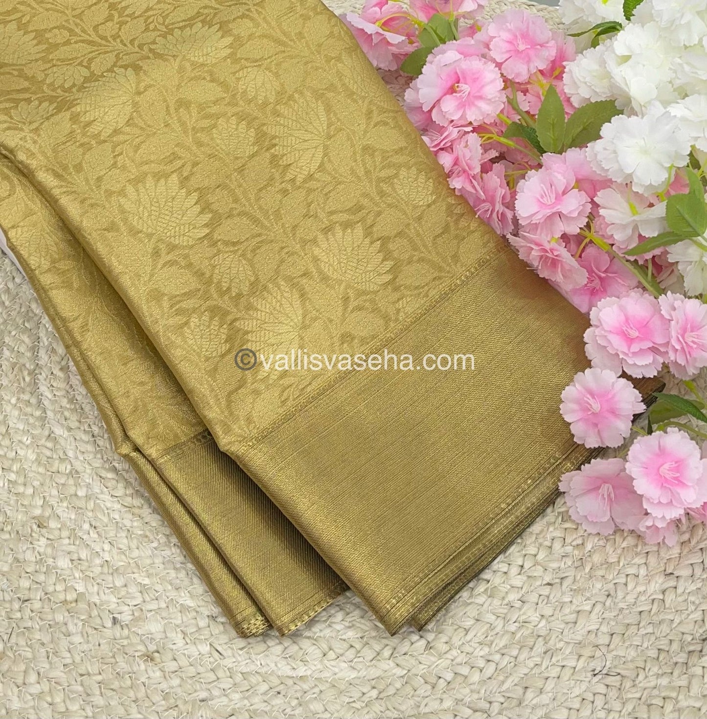 Semi Bridal Tissue Sarees |Celebrity Hit Design | VVCTS001