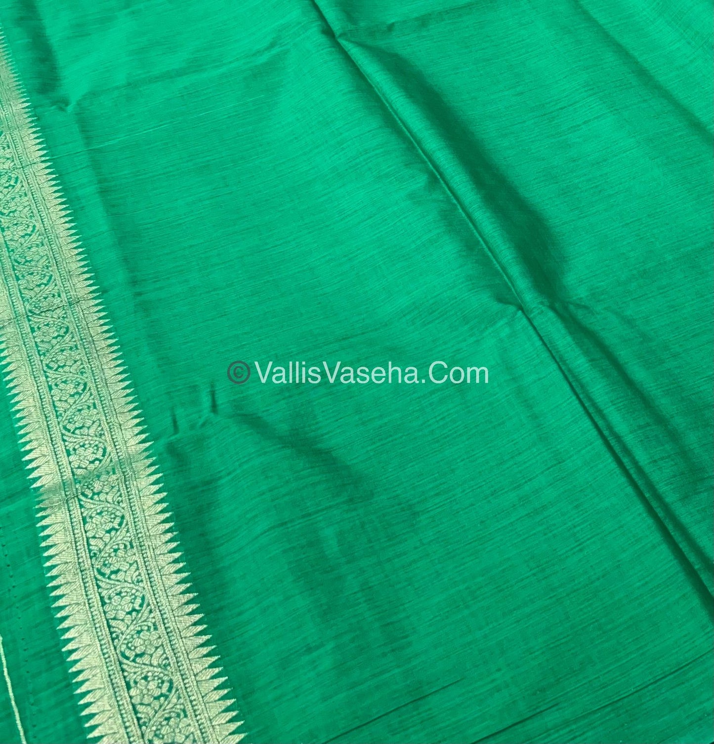 Banarasi - Heritage Silk - Semi Kathan Silk - Green Shade - VVBHS003