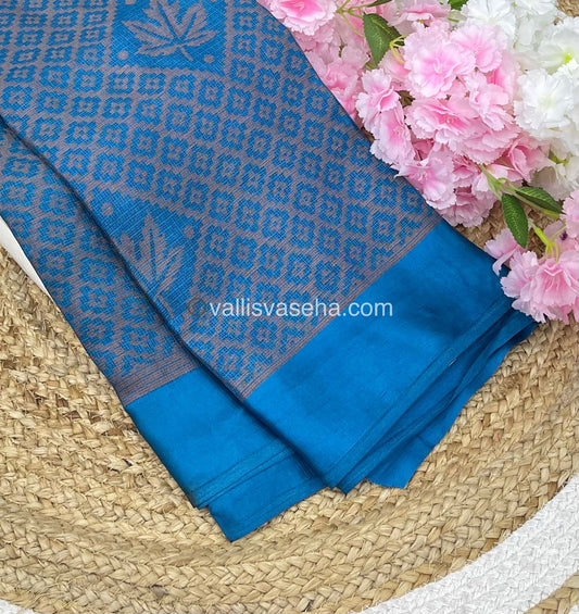 Mixed Cotton Brasso Saree - VVBS001