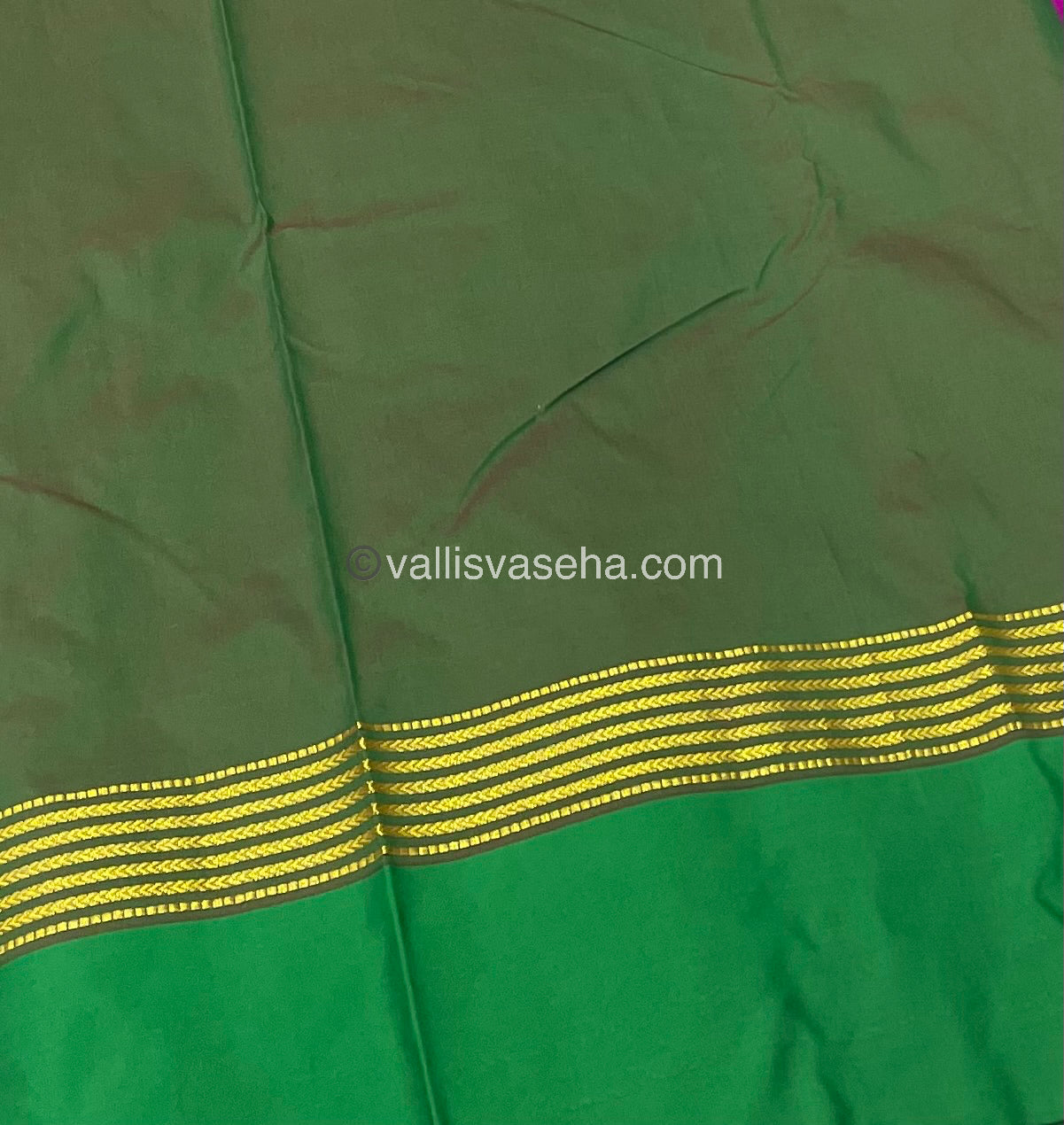 Semi Silk Saree - Kanchi Pattu Style - VVSSS004