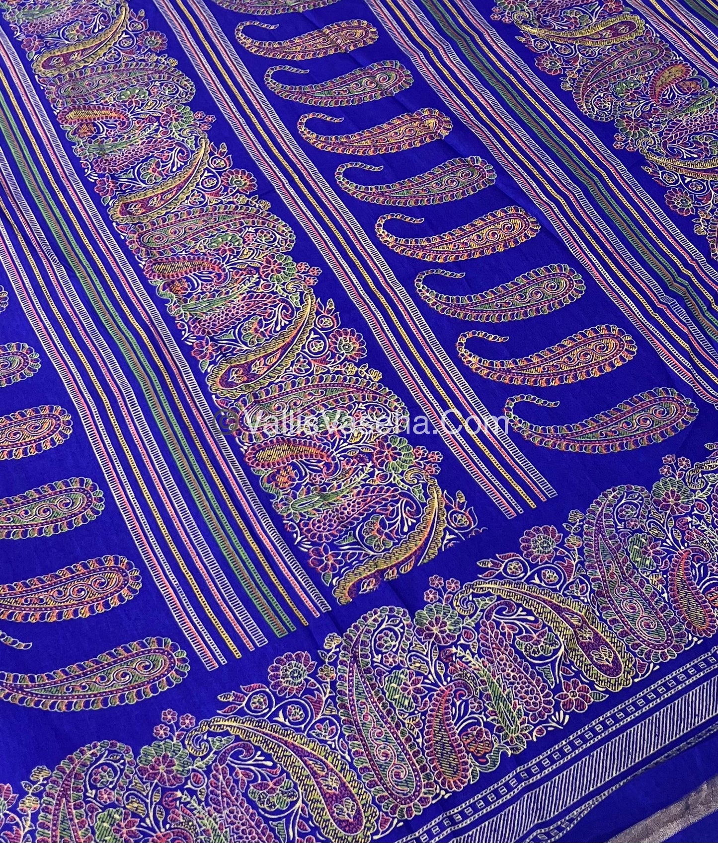 Casual Wear - Fancy Mixed Cotton - Blue Shade - VVFMC001