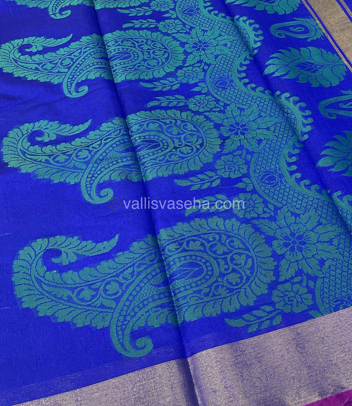 Banarasi - Kora Tanchoi - Semi Soft Silk Saree - VVKTS001