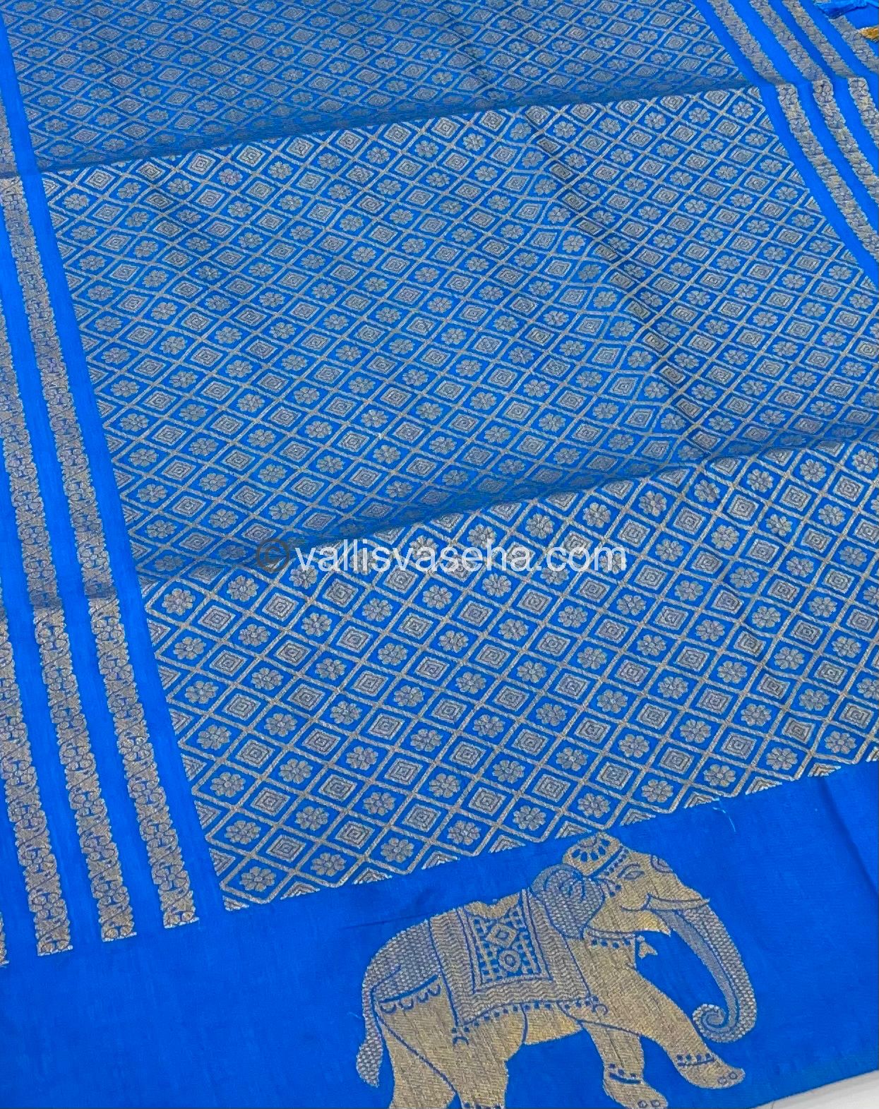 Mulberry Semi Silk - Blue Shade - VVMSS001