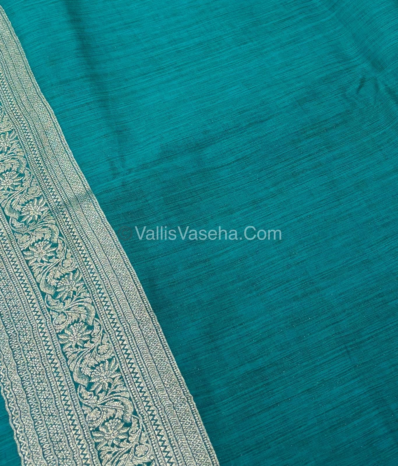 Banarasi - Heritage Silk - Semi Kathan Silk - Ramar Blue Shade - VVBHS009