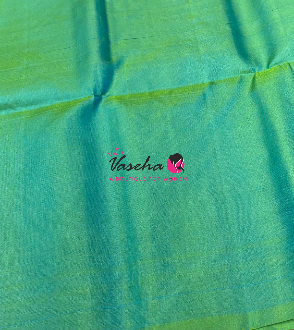 Pure Soft Silk Saree - Purple With Dual Tone Green - VVPSS094