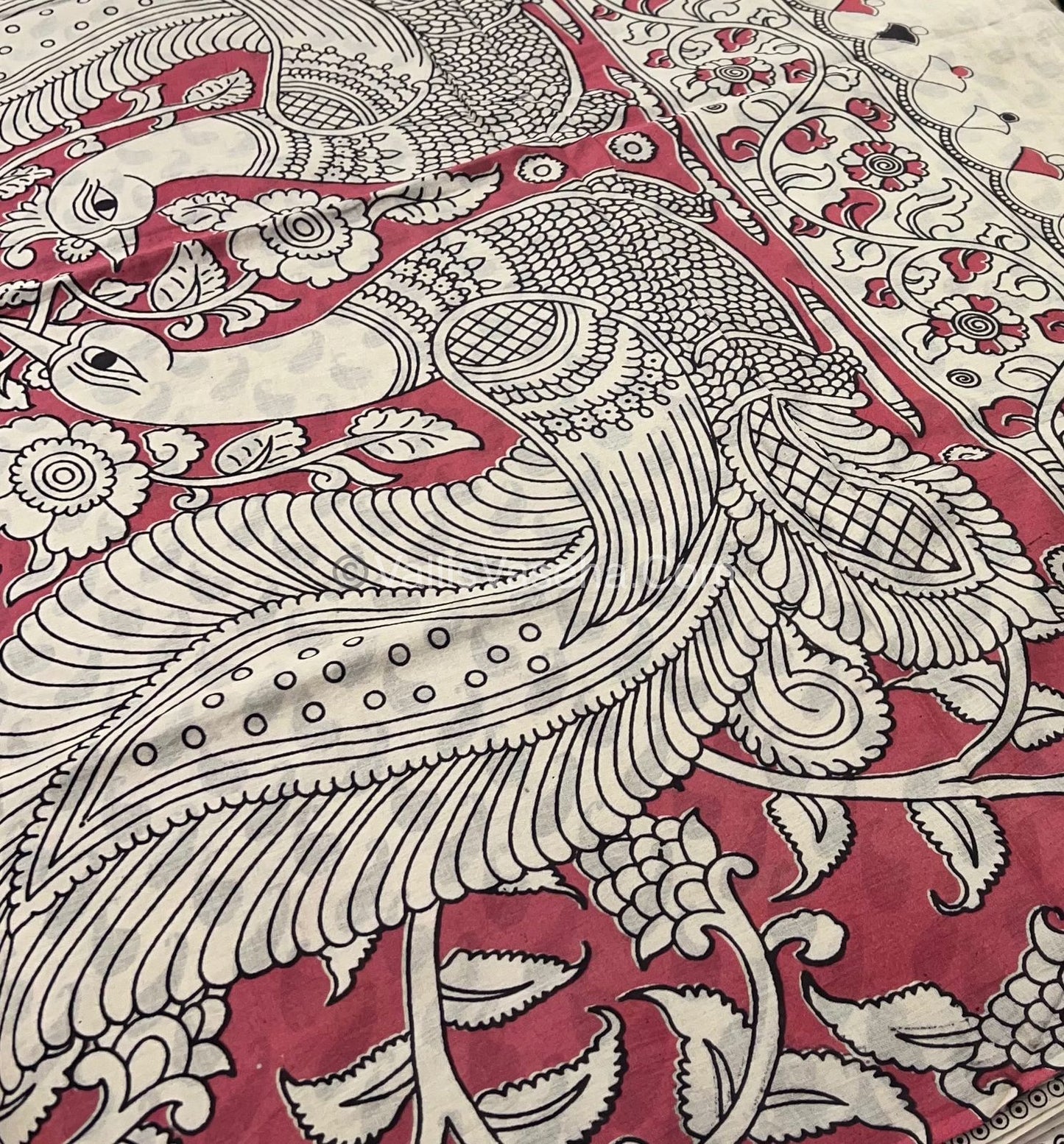 Pure Kalamkari Cotton Saree - VVPKC002