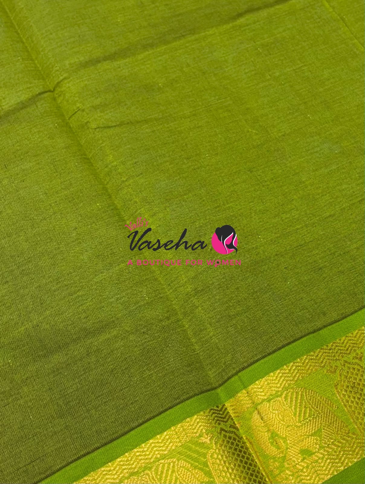 Semi Silk Cotton Saree | Small Leaf Butta Design |VVSSC010