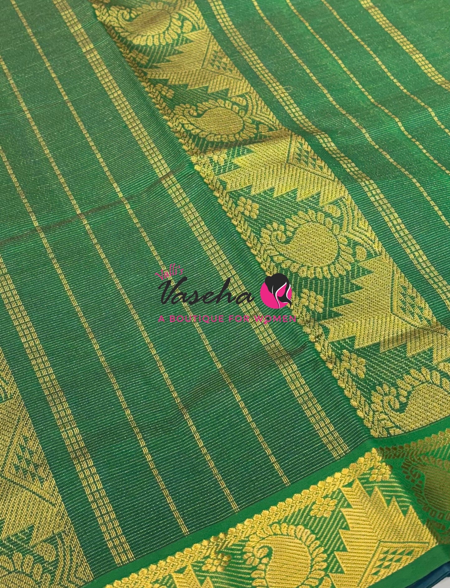 9 Yards |Semi Silk Cotton Saree | Vairavoosi Design | VV9YSS001