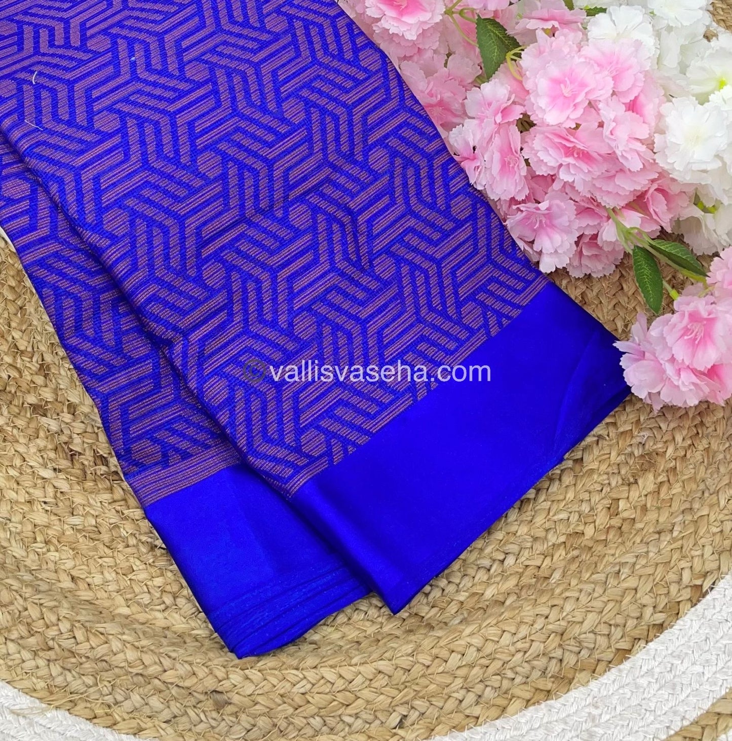 Mixed Cotton Brasso Saree - VVBS001