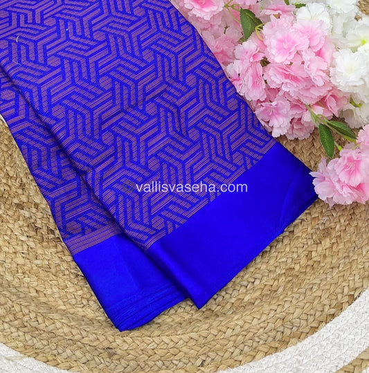 Mixed Cotton Brasso Saree - VVBS001