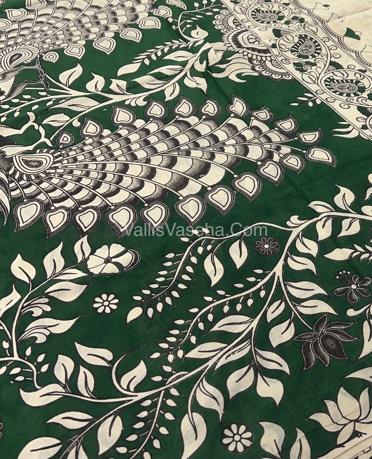Pure Kalamkari Cotton Saree - VVPKC002