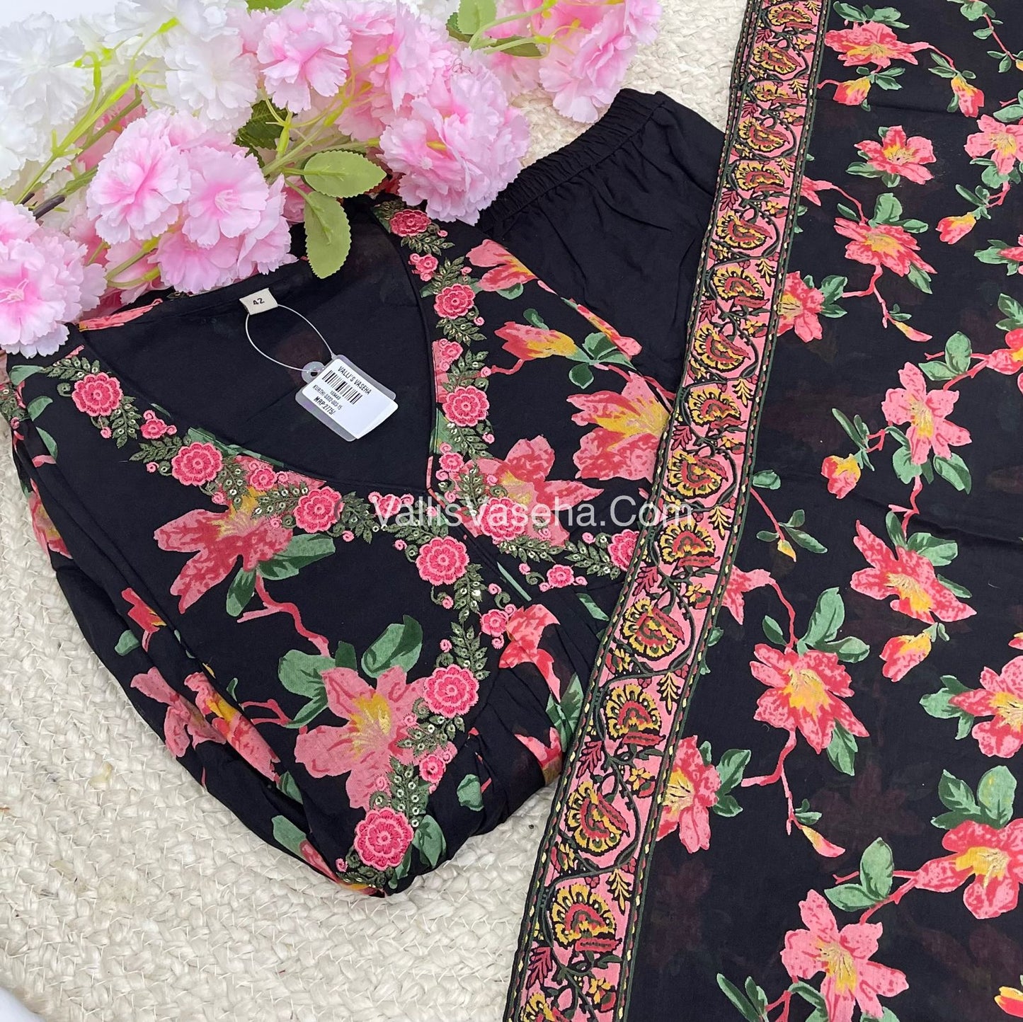 Ready Made - Salwar, Kameez & Duppatta(3pc) - Alia Cut - Mixed Cotton - VVRAS001