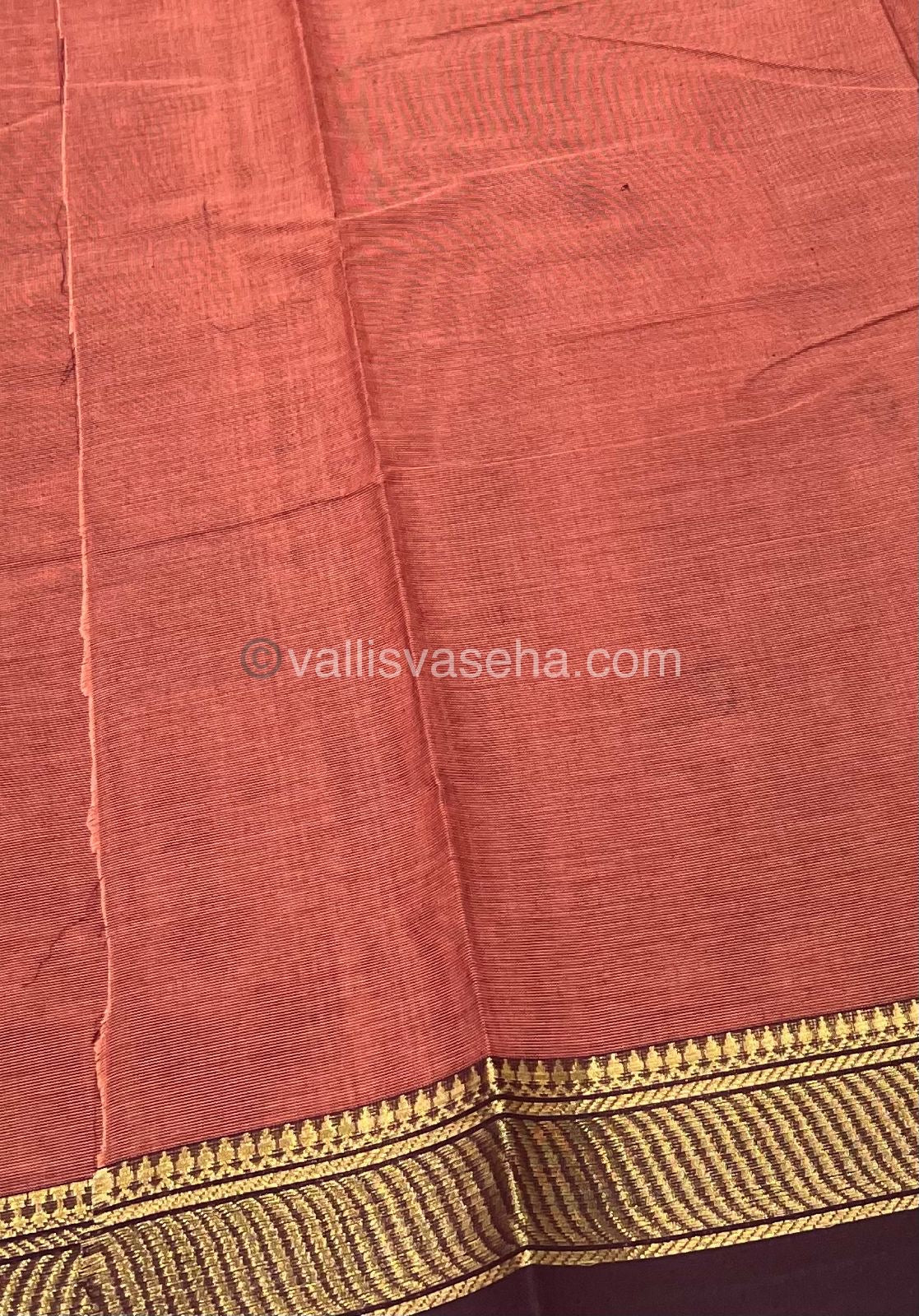 Kanchi Cotton Saree - Butta Design VVKCS008