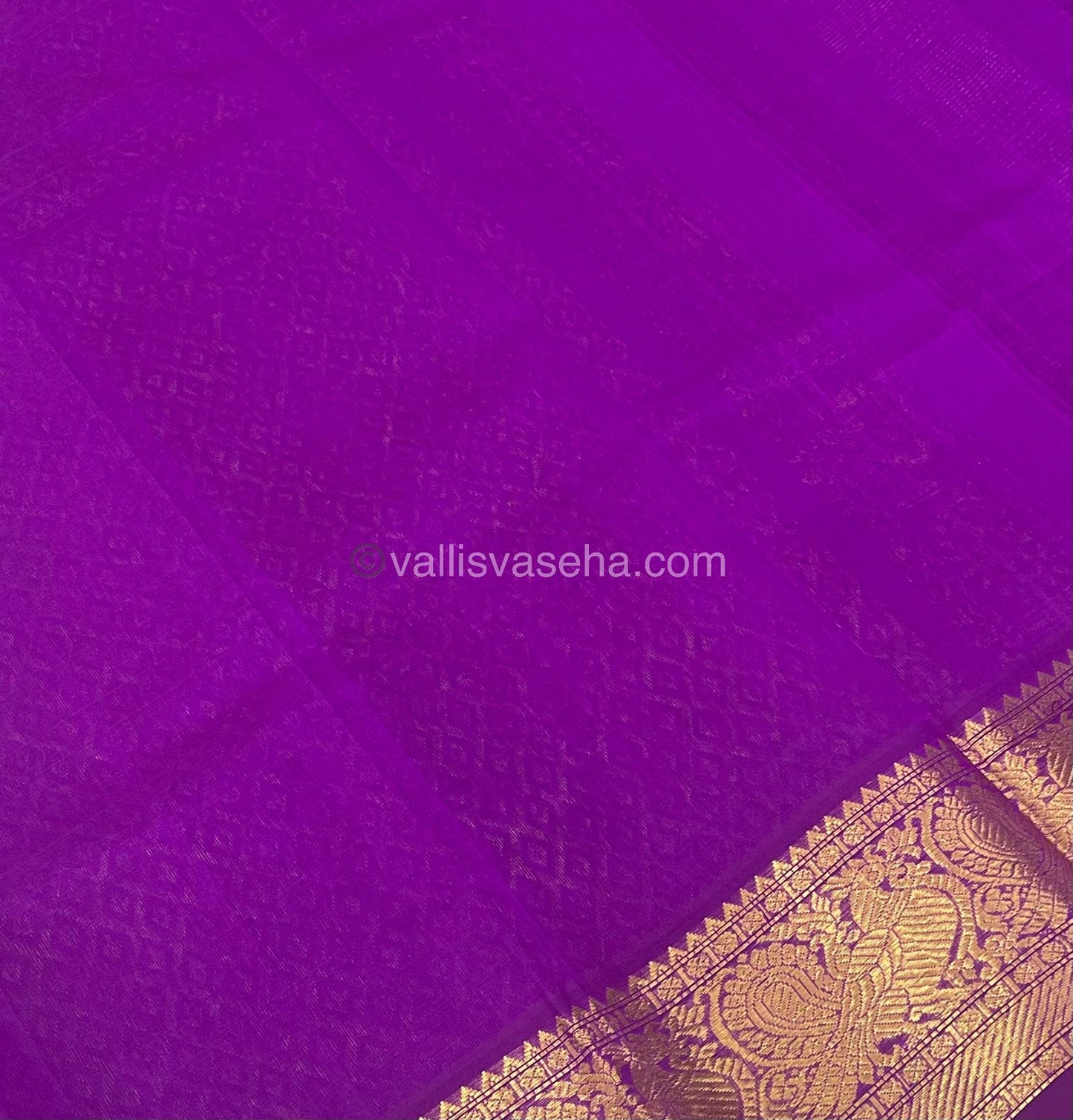 Pure Silk Cotton Saree - Vairavoosi checks - Mayil & Chakkaram - VVMCV002