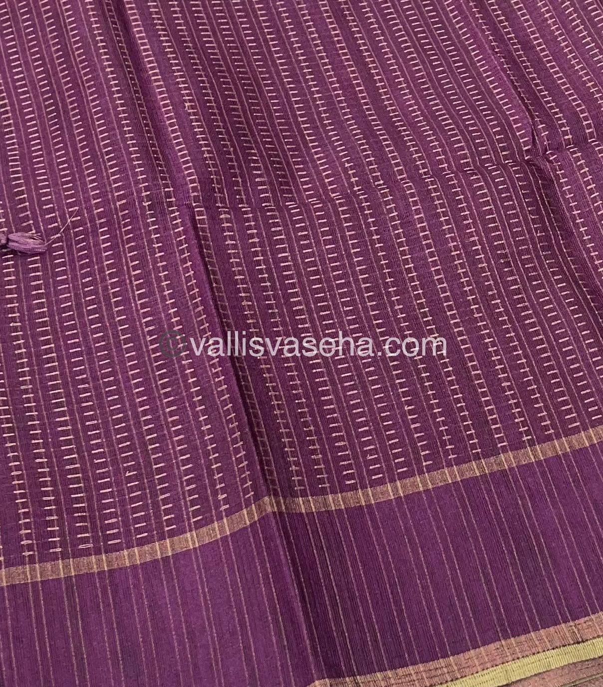 Semi Tussar Silk - Vairavoosi Design - VVSTS037