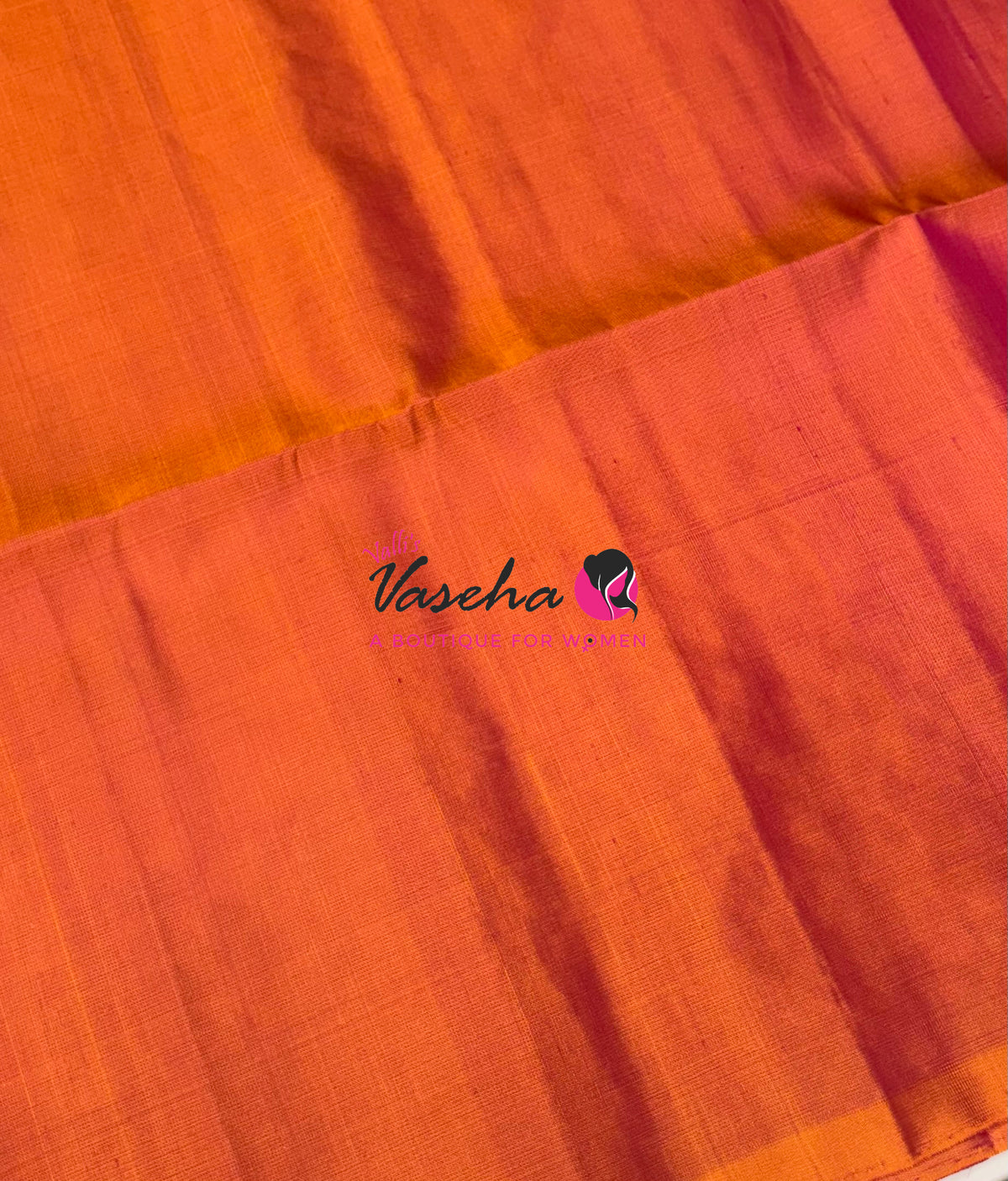 Pure Soft Silk Saree - Peachish Orange Shade - VVPSS094
