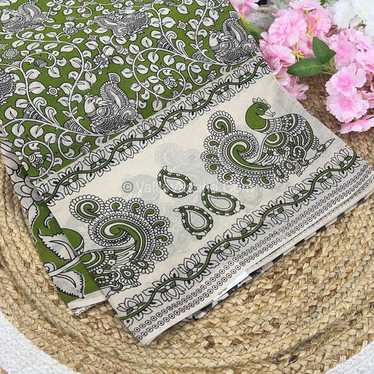 Pure Kalamkari Cotton Saree - VVPKC002