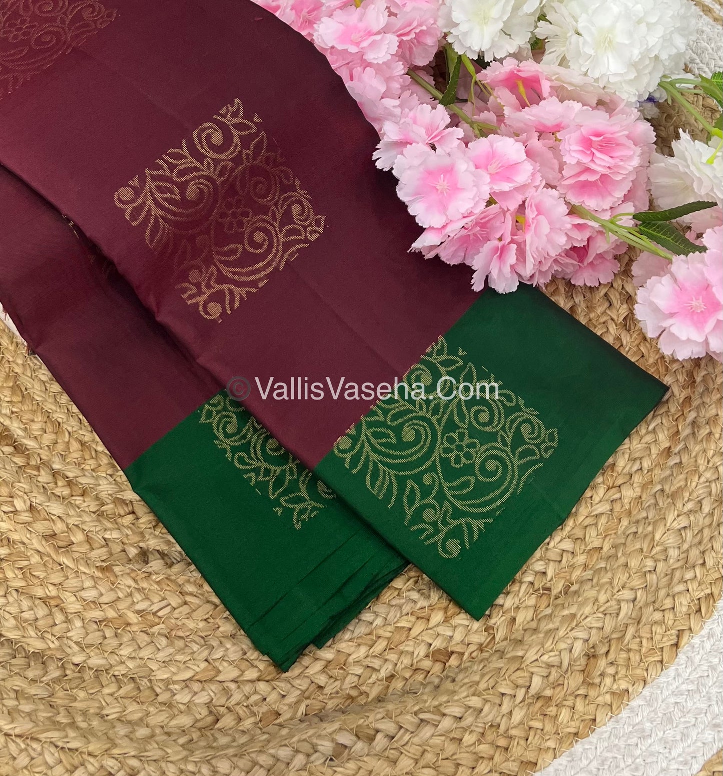 Half Mix - Pure Soft Silk Saree - VVPSS030