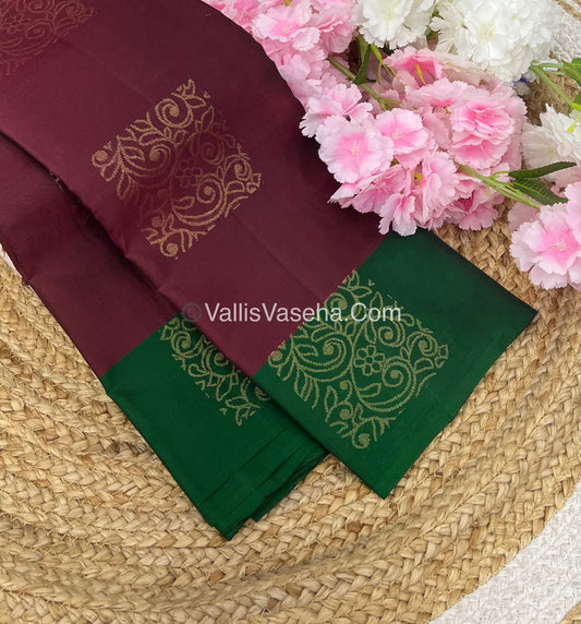 Half Mix - Pure Soft Silk Saree - VVPSS030