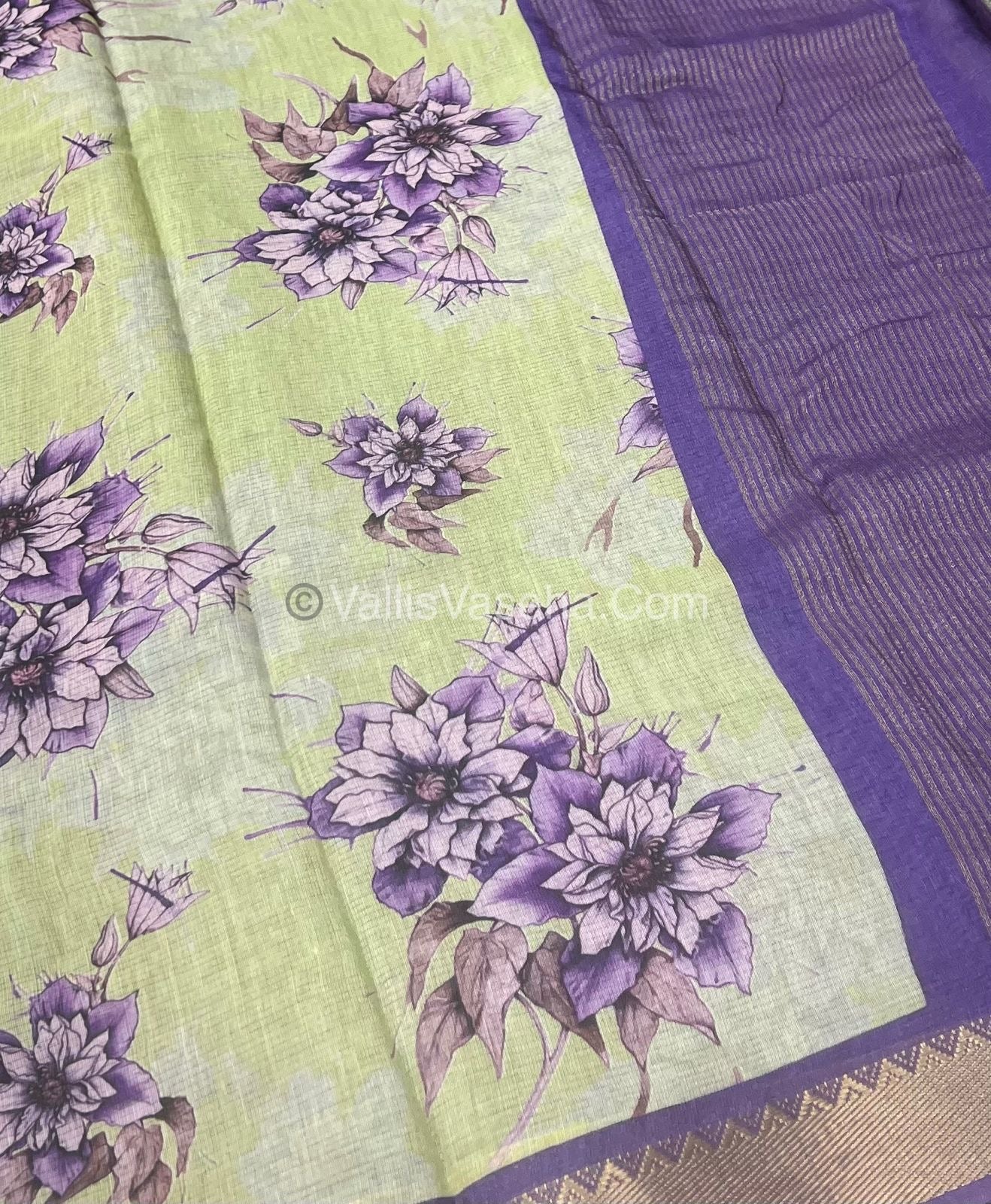 Mangalgiri Silk| Floral Prints | VVMS001