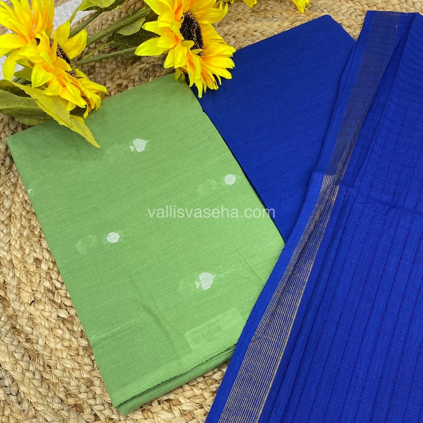 Salwar Material - Pure Cotton - Jacquard Design Set - VVJSM001 - 108275