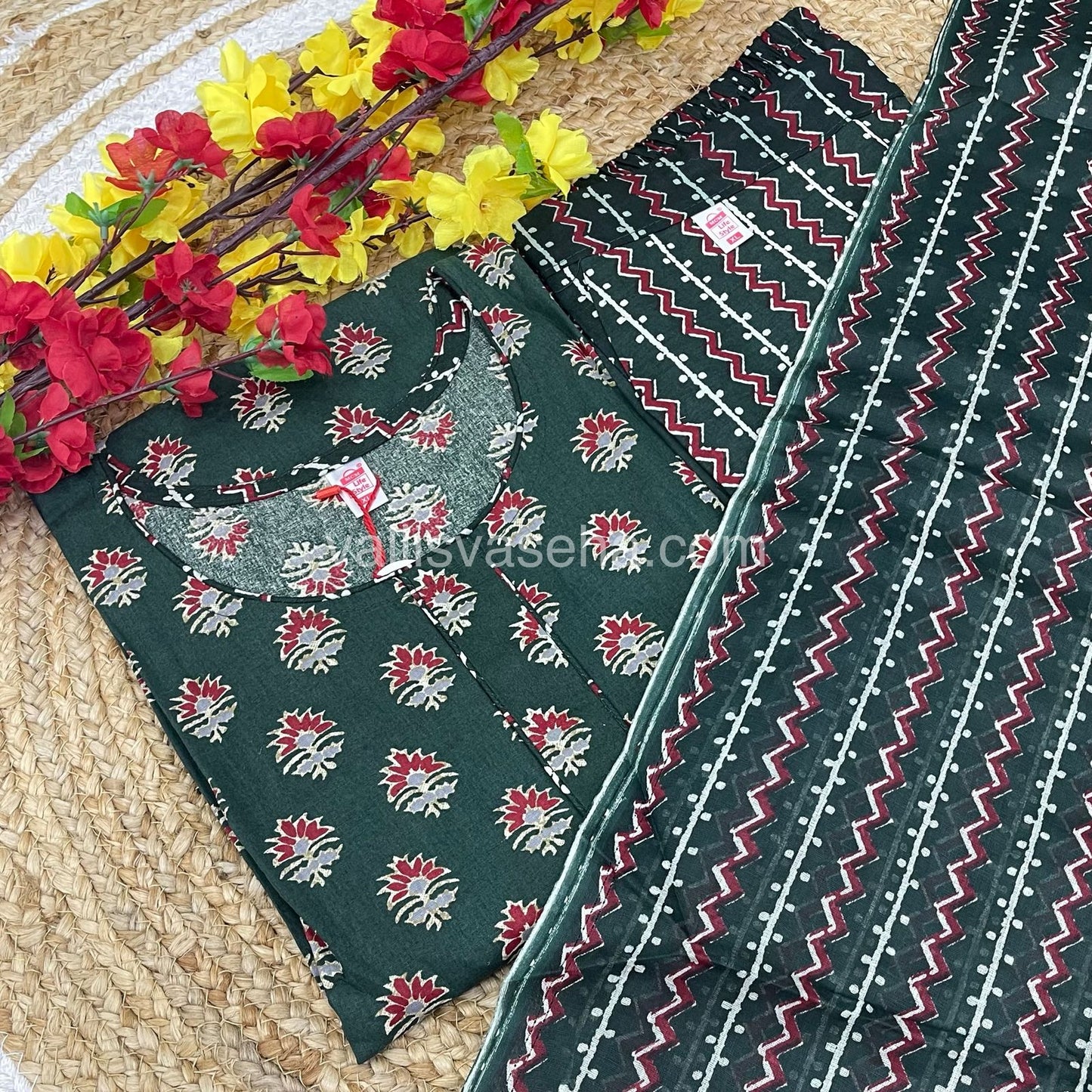 Ready Made - Salwar, Kameez & Duppatta(3pc) - Printed - VVRBS002