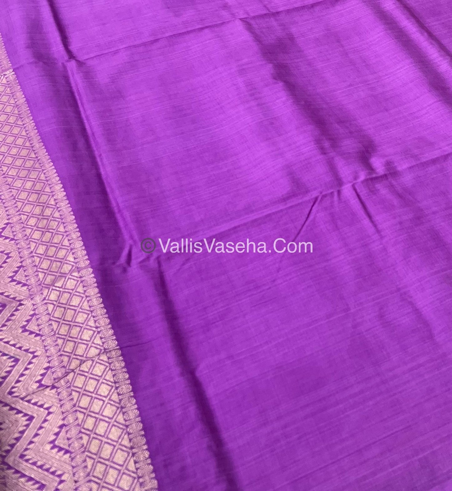 Banarasi - Heritage Silk - Semi Kathan Silk - Lavender Shade - VVBHS005