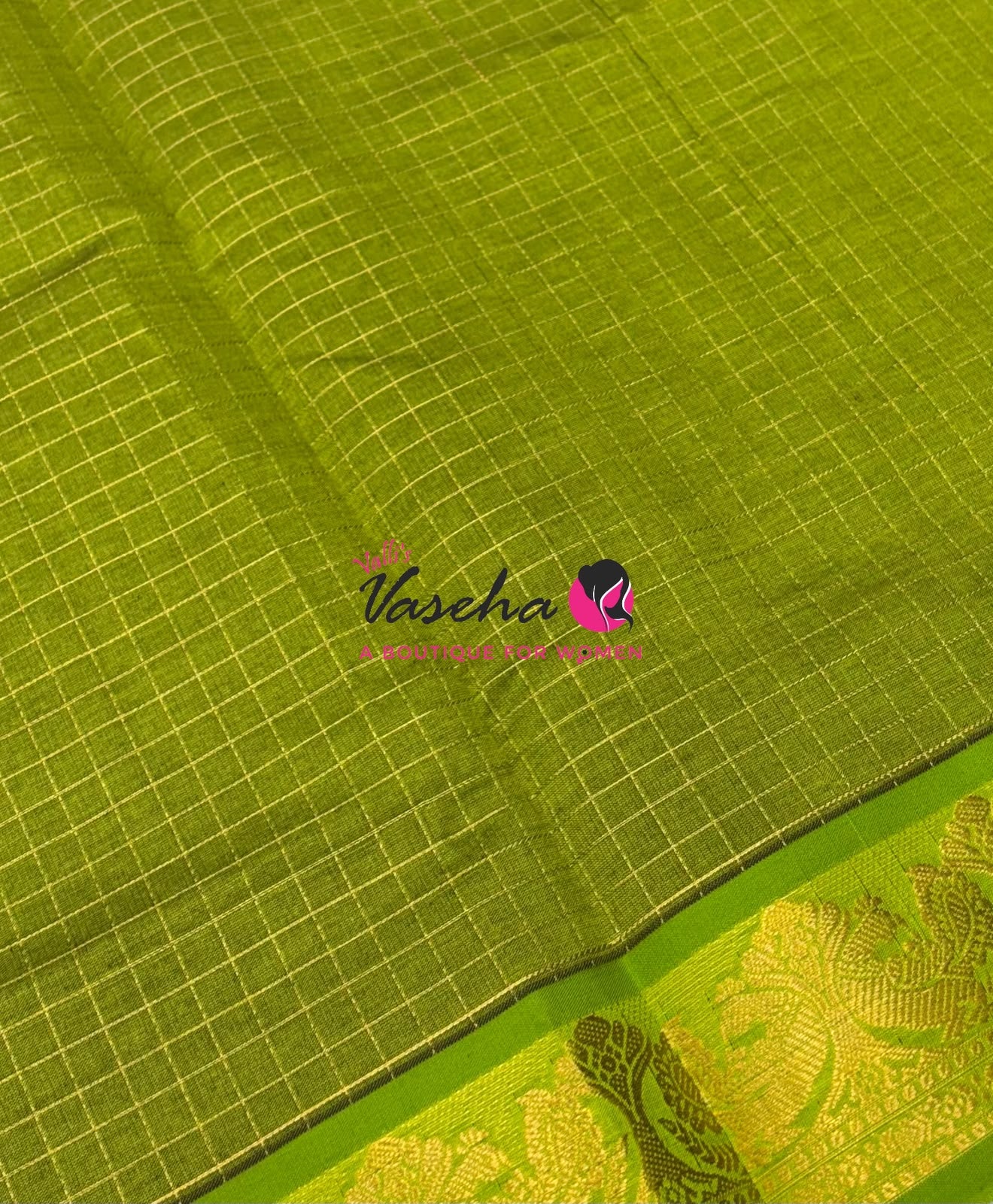 Semi Silk Cotton Saree Lakshadeepam Shade |VVSSC009