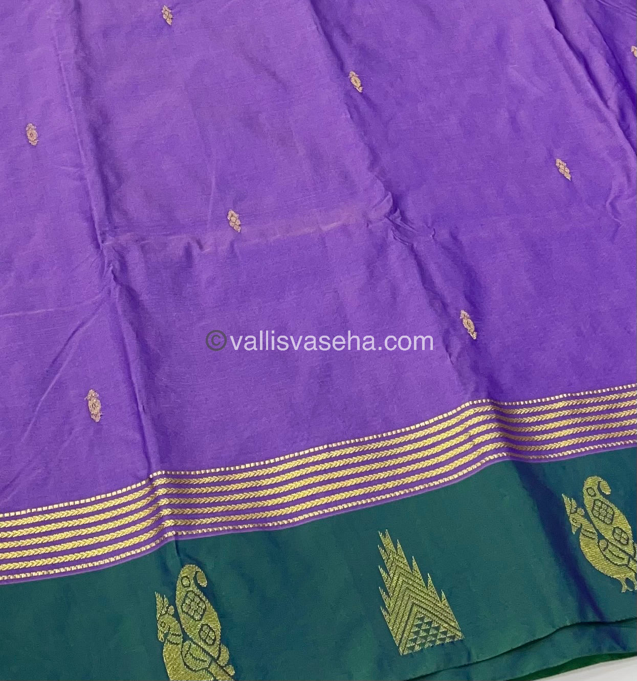 Semi Silk Saree - Kanchi Pattu Style - VVSSS004