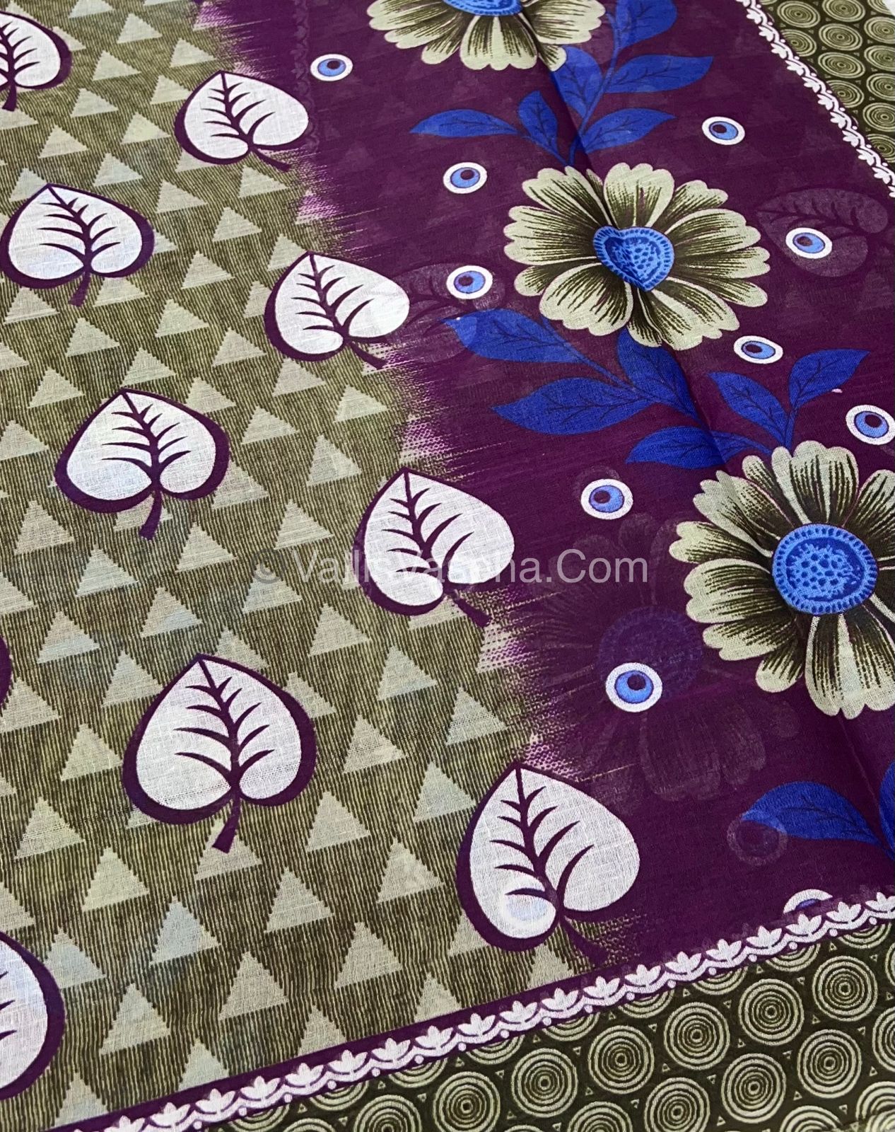 Pure Cotton Voile Saree | VVPVS001