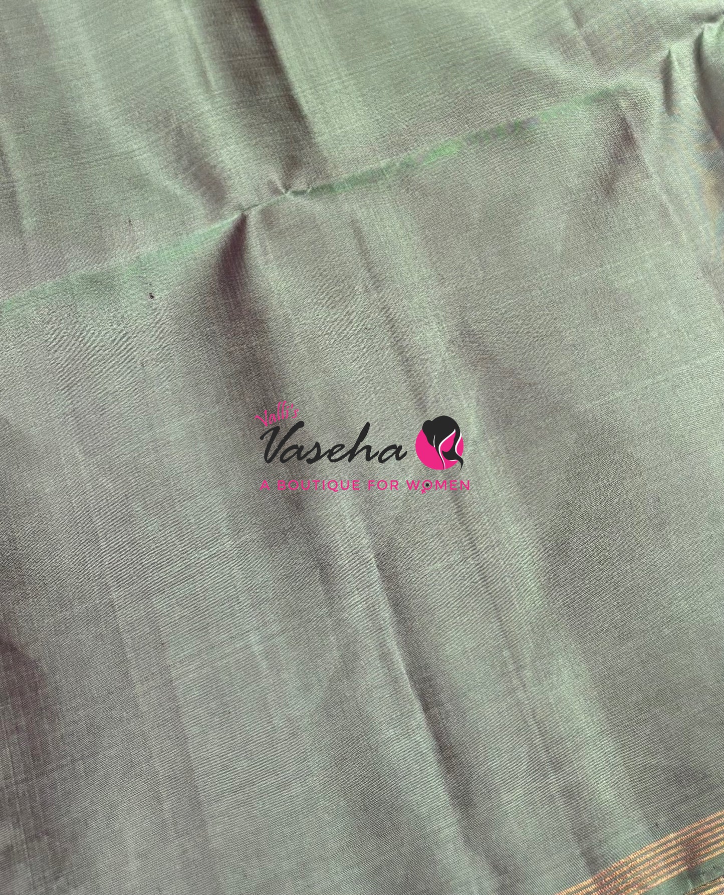 Pure Soft Silk Saree - Brown & Green Combo - VVPSS055