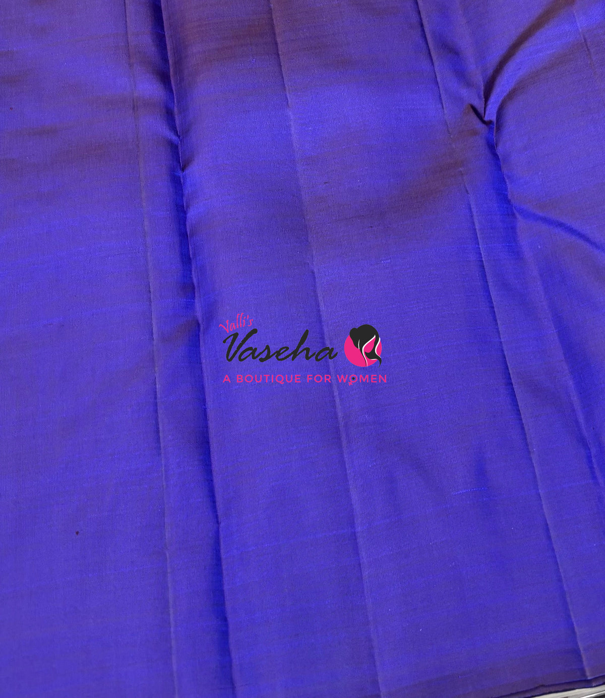Pure Kanchipuram Silk Saree - Violetish Blue Shade - VVPS054