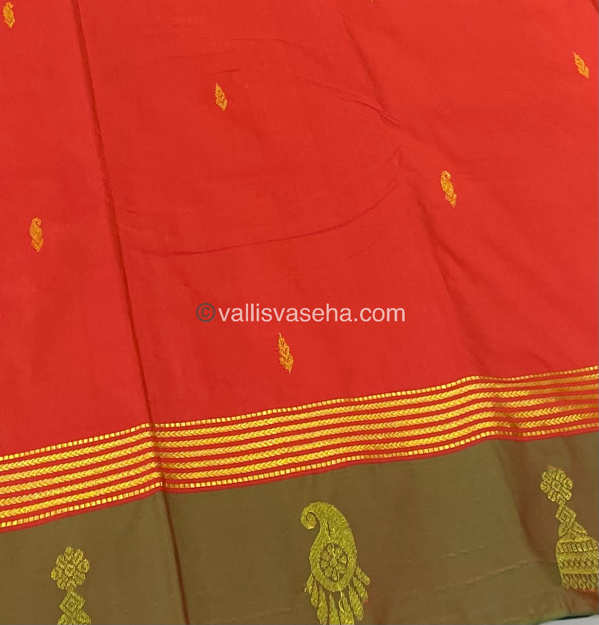 Semi Silk Saree - Kanchi Pattu Style - VVSSS004