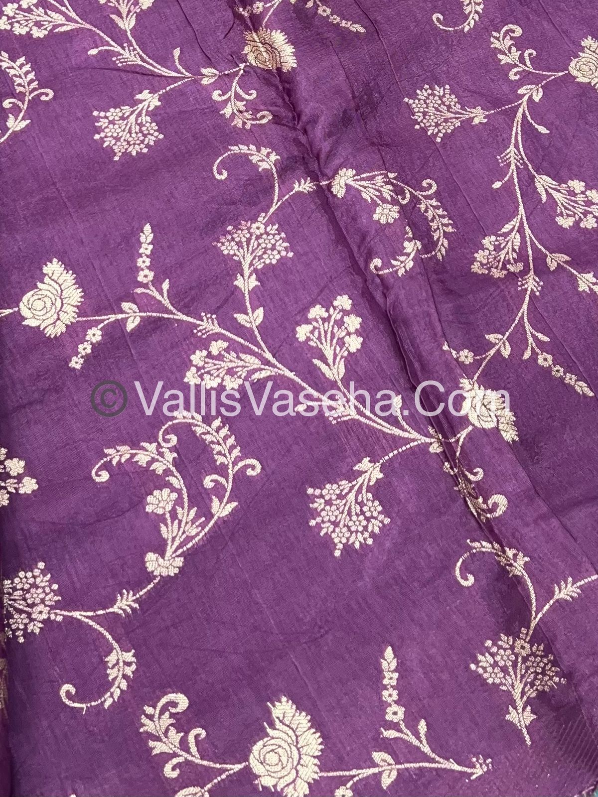 Semi Viscose / Semi Mysore Crepe Silk Variety - Embossed Design - VVSMC002