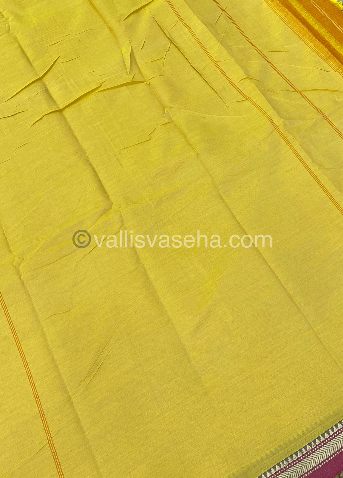 Narayanapet Mercerised Cotton Saree - VVNMC001