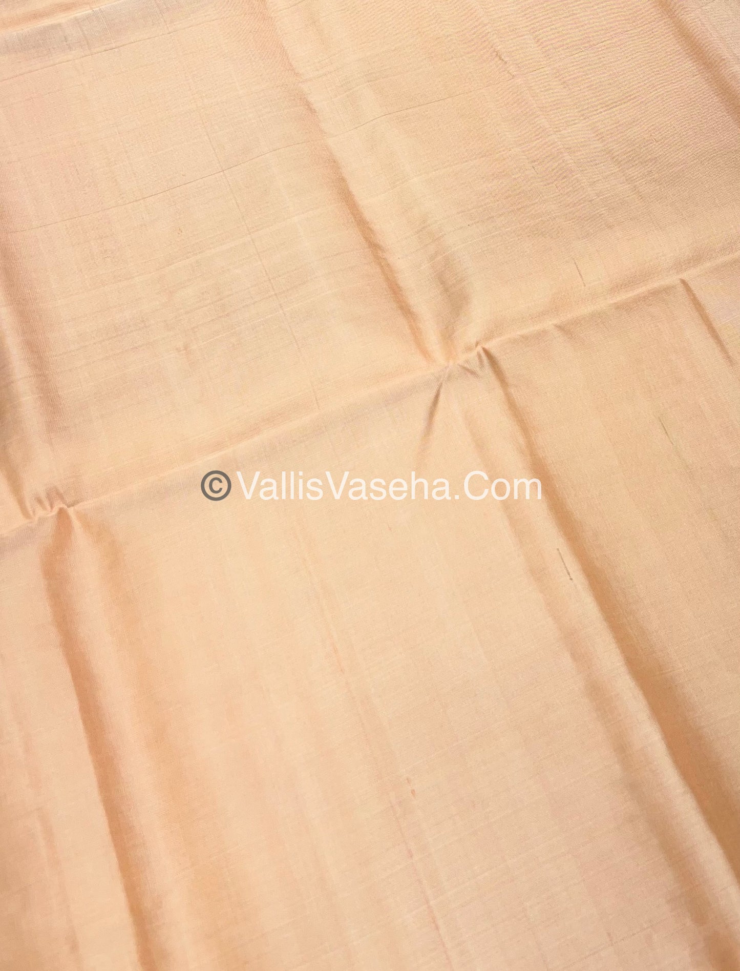 Merun with Creamish Light Peach Combo - Pure Soft Silk Saree - VVPSS010