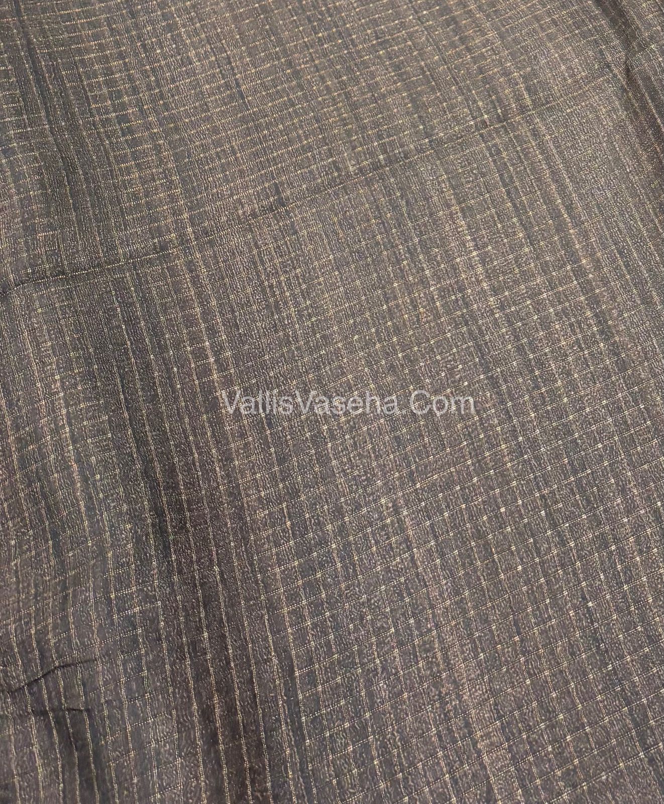 Art Tussar / Art Silk - Grey & Grey Shade - VVATS003