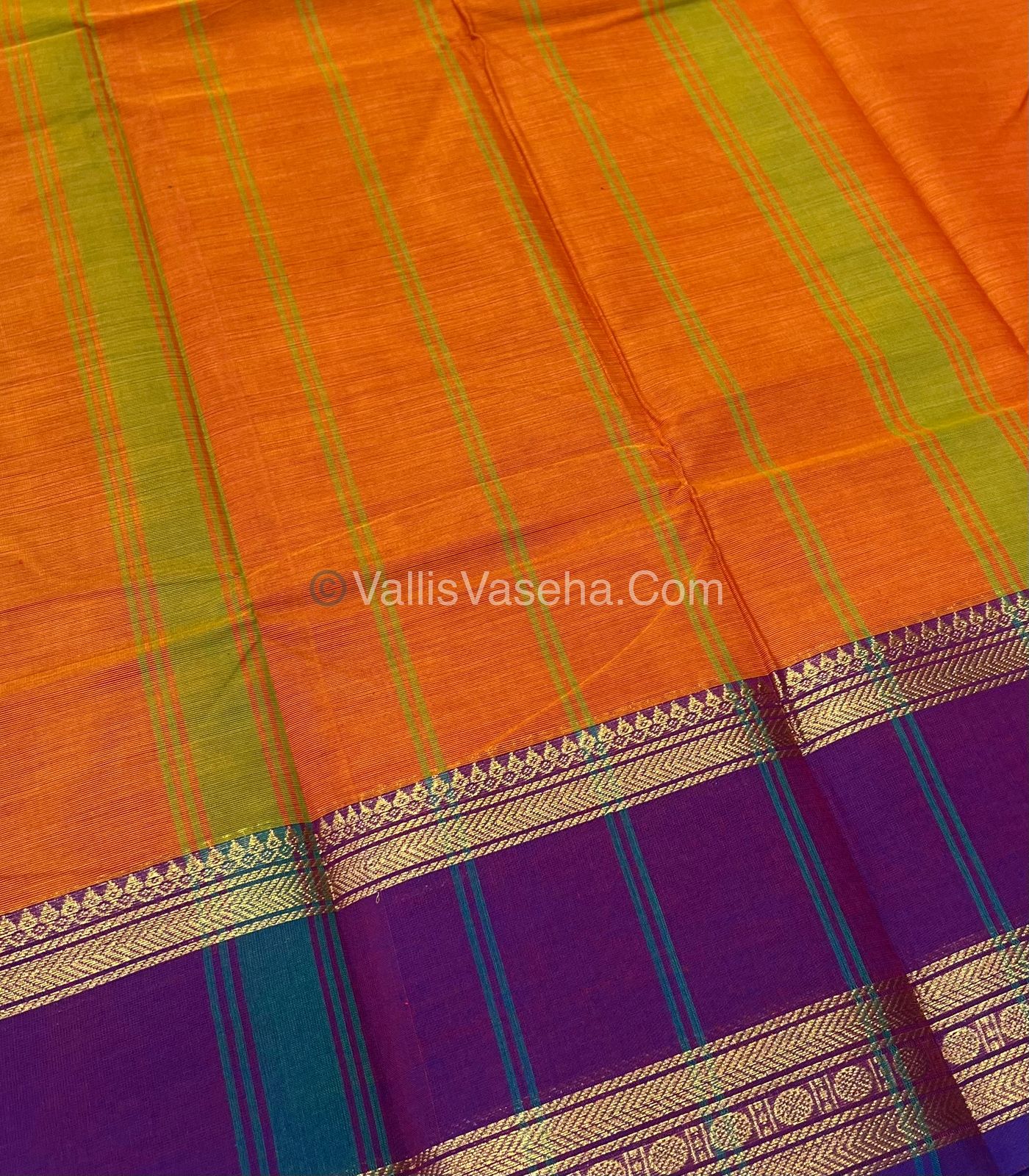 Kanchi Cotton Saree - VVKCS007