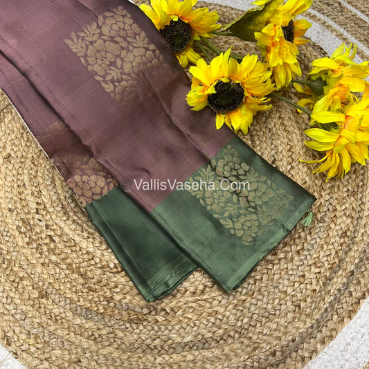 Half Mix - Pure Soft Silk Saree - VVPSS030